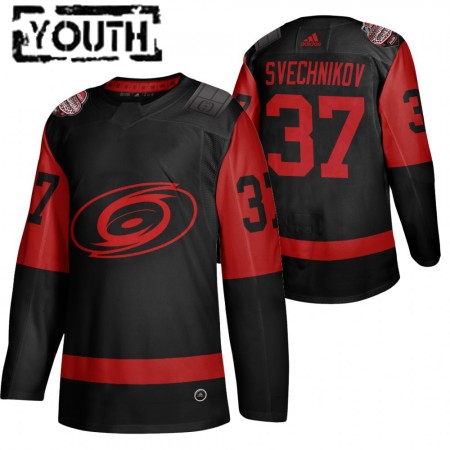 Barn Ishockey Carolina Hurricanes tröja Andrei Svechnikov 37 Adidas 2021 Stadium Series Authentic